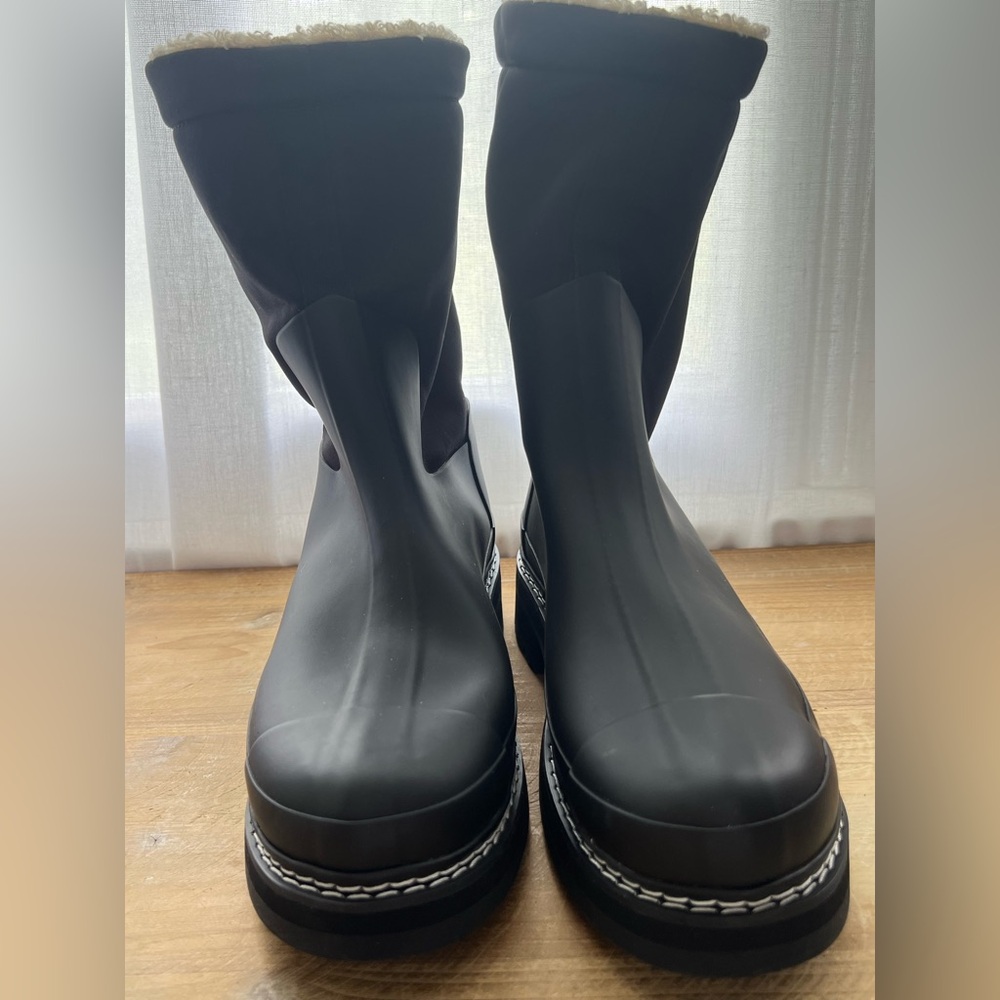 New Hunter Refined Stitch Sherpa Boot Women's Size 8 - Picture 2 of 10